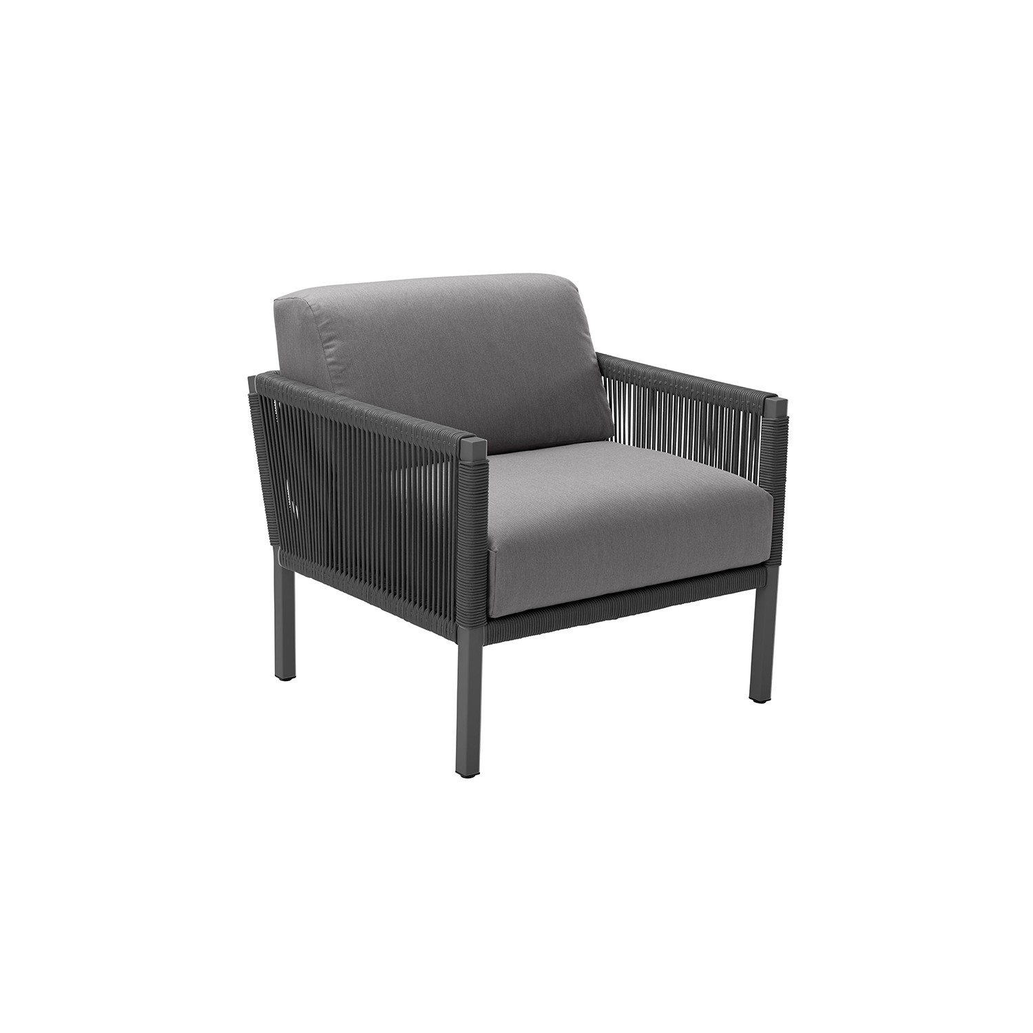 SF008 Rope Weaving Aluminum Garden Furniture Set