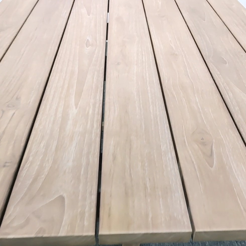 High-end Patio Garden Teakwood Dining Table and Chair Set Teakwood ...