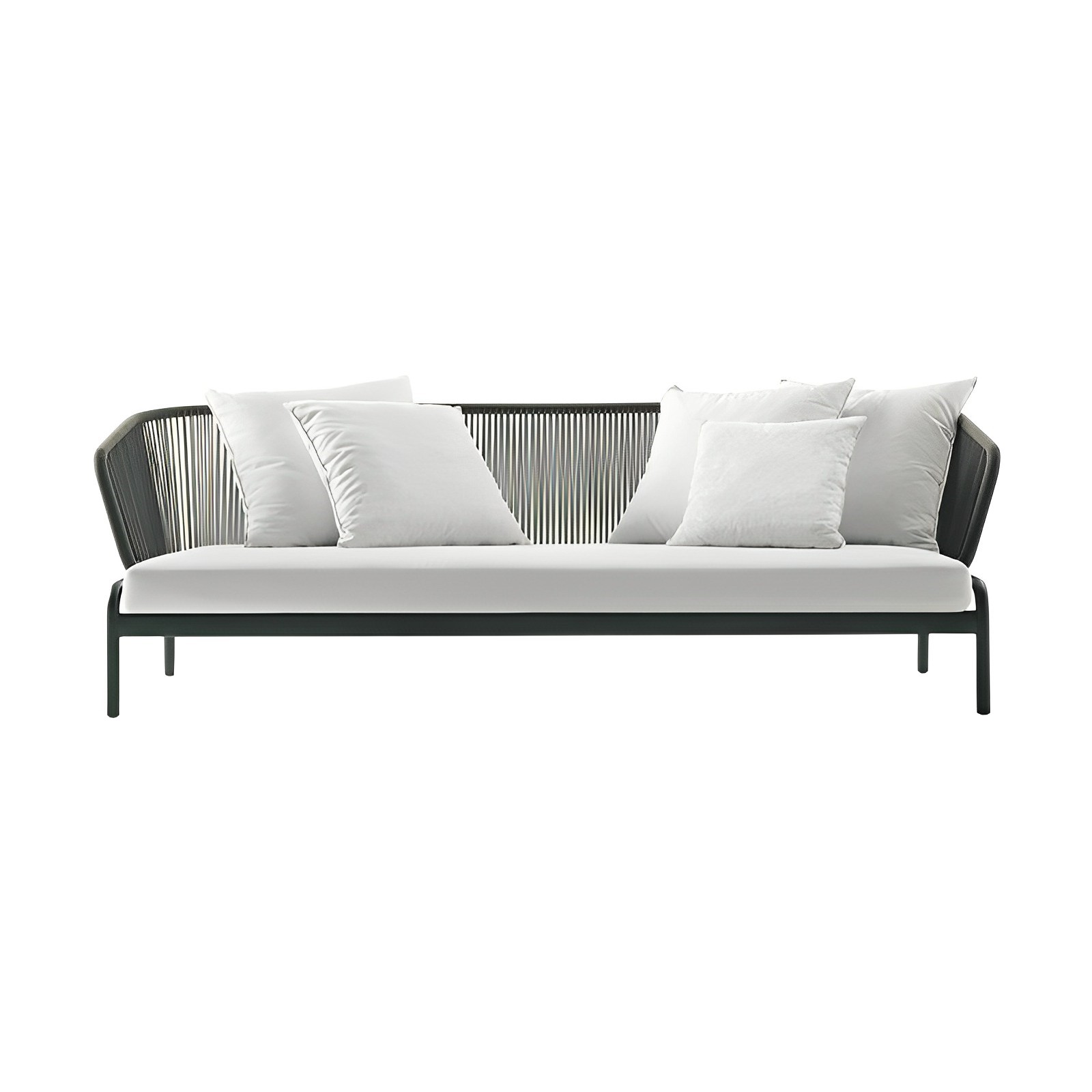 Rope Weaving Outdoor Aluminium Sofa Set - Garden Furniture | Shinlin Patio Furniture Sofa Set SF019