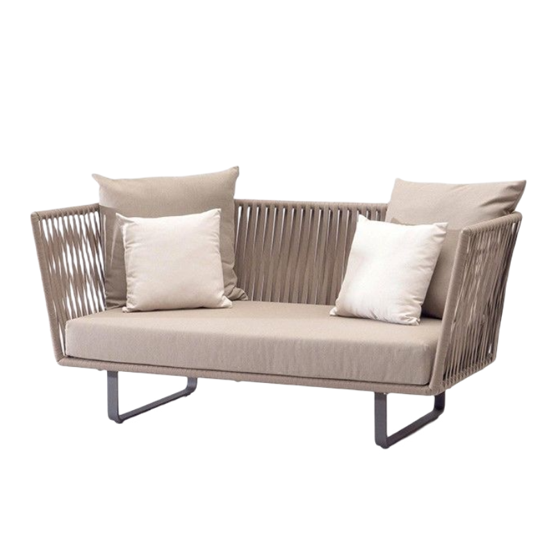 Olifen Rope Weaving Garden Sofa Set Outdoor Sofa | Shinlin Patio Furniture SF002