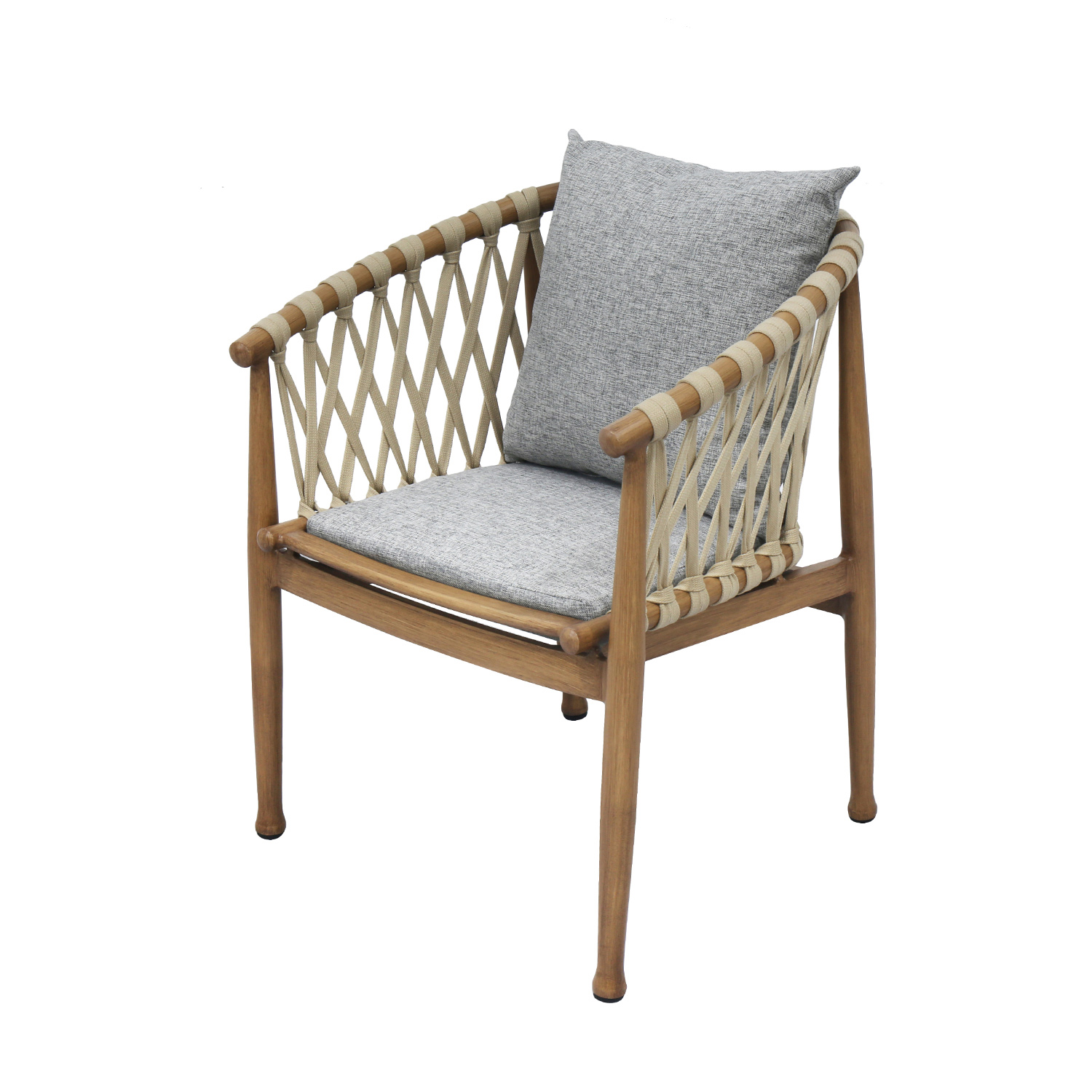 Wood-like Grain Garden Dining Set - Outdoor Furniture | Shinlin Garden Dining Set CZ020