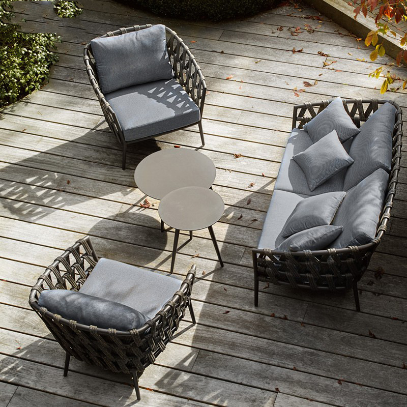 SF024 Rope Weaving Outdoor & Patio Furniture Sofa Set | Shinlin Garden Sofa Set