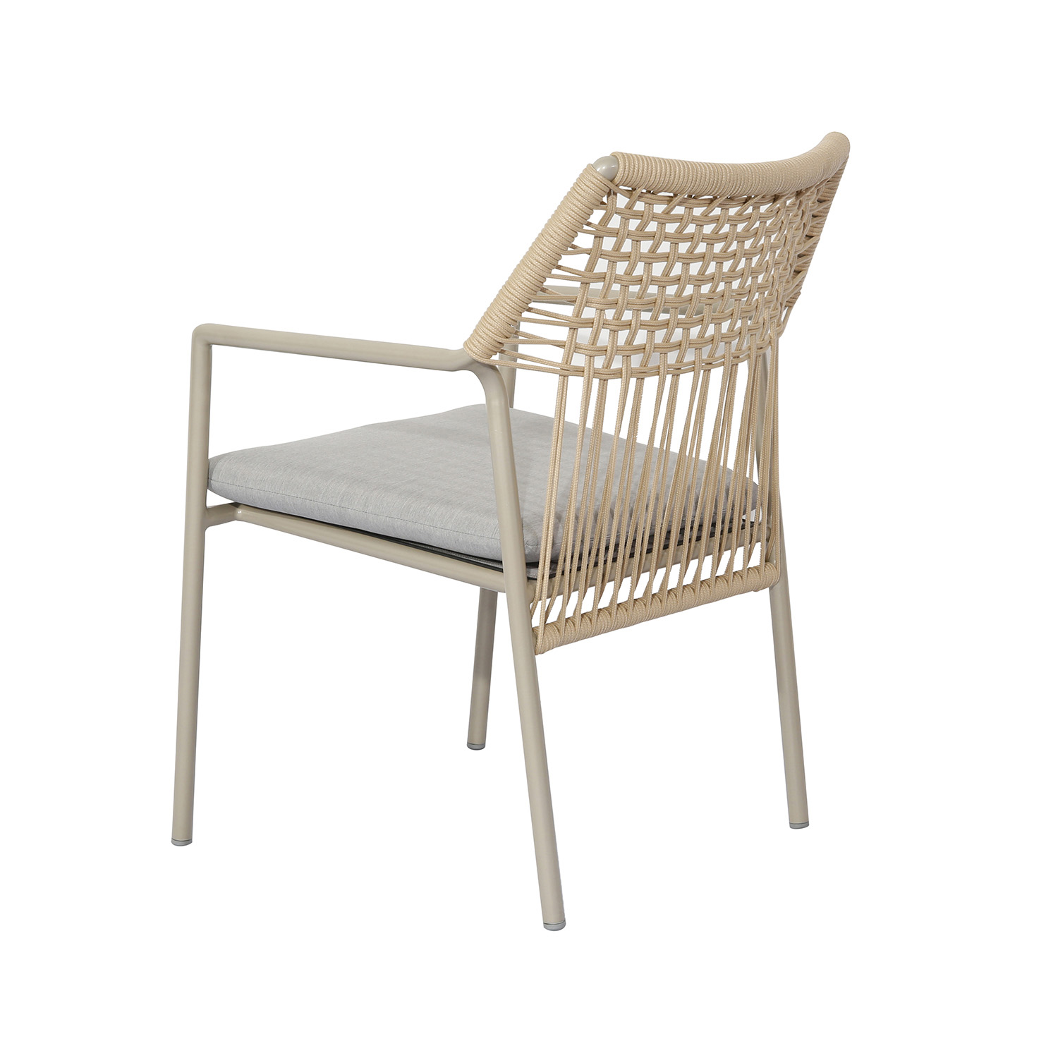 CZ019 Nordic Design Outdoor Rope Weaving Dining Set