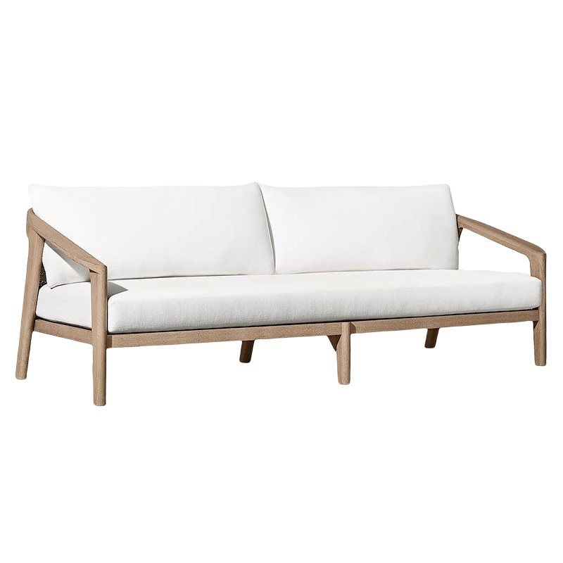 SF015 Teakwood Outdoor Rattan Furniture Set
