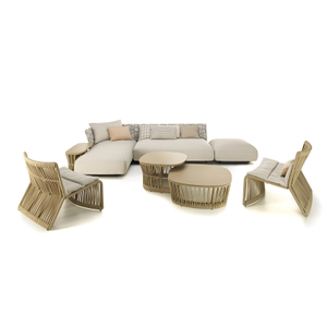 SF012 Outdoor Braided Rope Garden Furniture Set