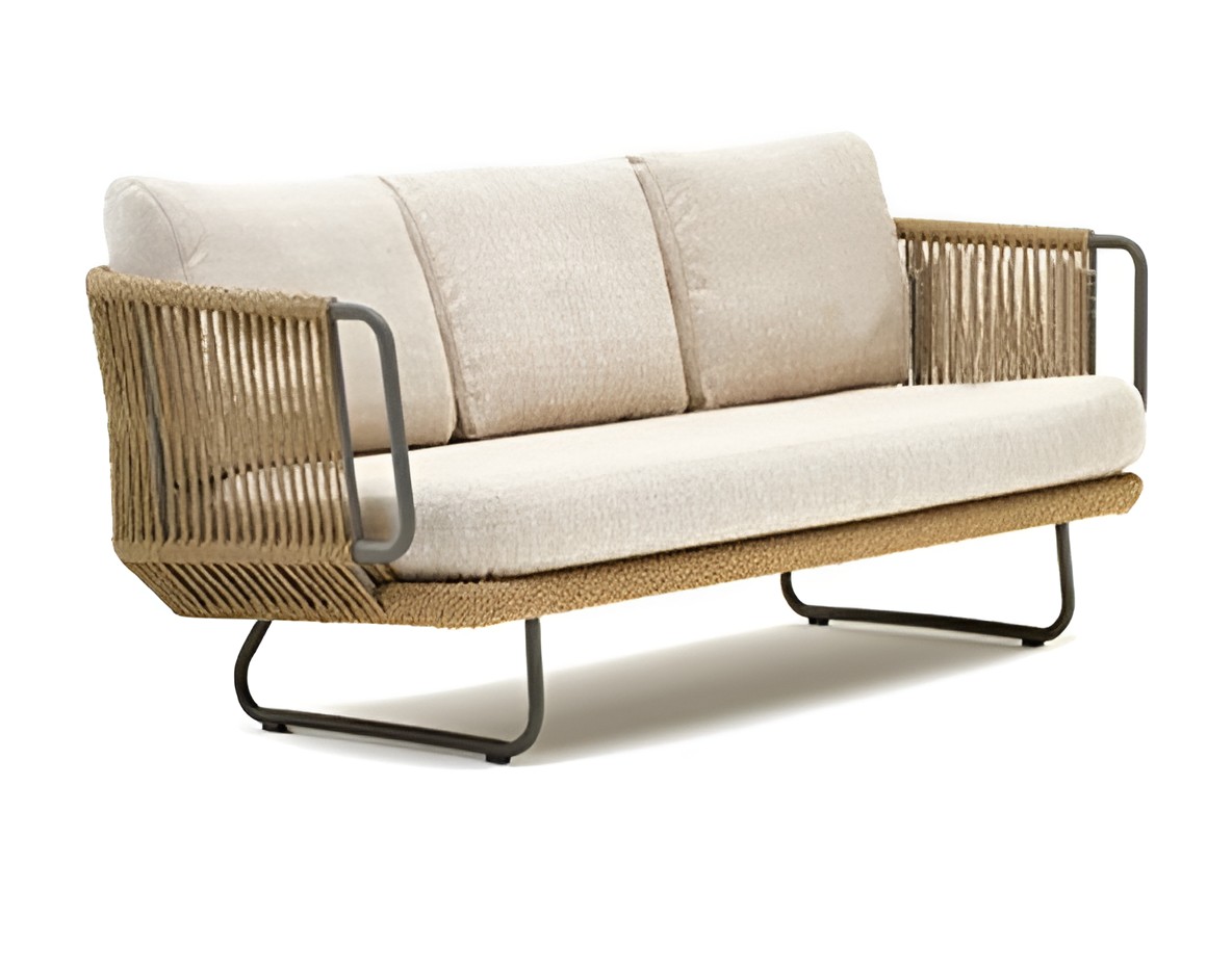 SF005 Nordic Design Creative Rattan Outdoor Patio Sofa Set Garden Section Sofa Set